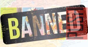 collage of new books banned in south carolina schools