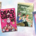 collage of YA nonfiction and comics book releases for september 2026